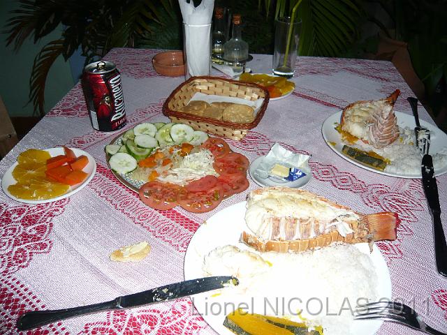 P1040473.JPG - Trinidad: Notre repas de langoustes au Paladare