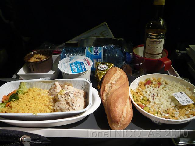 P1020246.JPG - Vol Paris CDG-Bangkok: Notre plateau repas